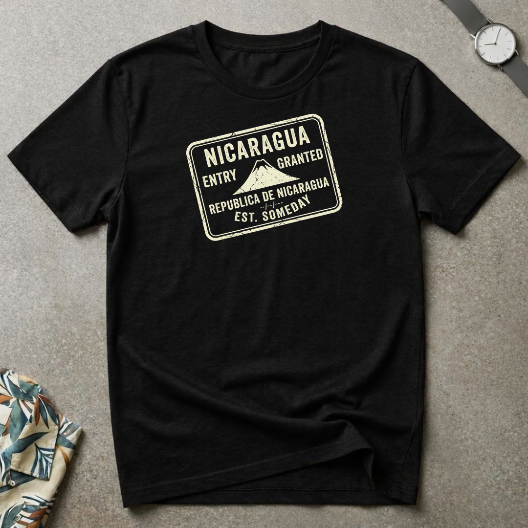 Nicaragua stamp tee
