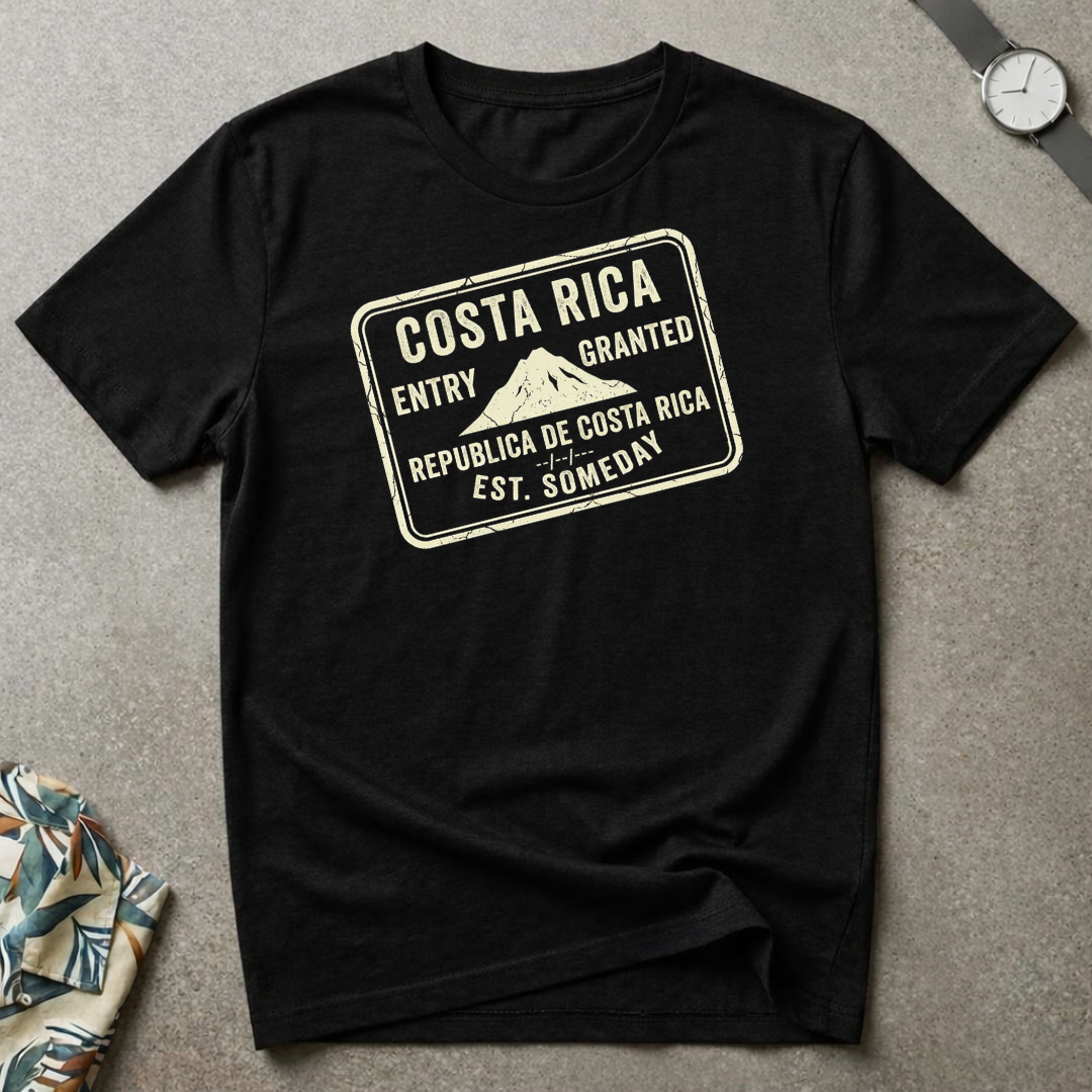 Costa Rica Stamp Tee