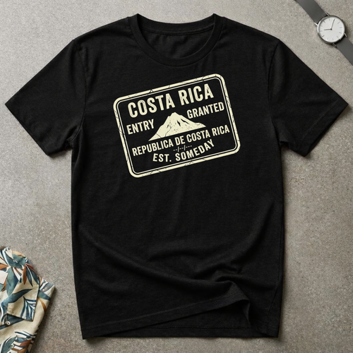 Costa Rica Stamp Tee