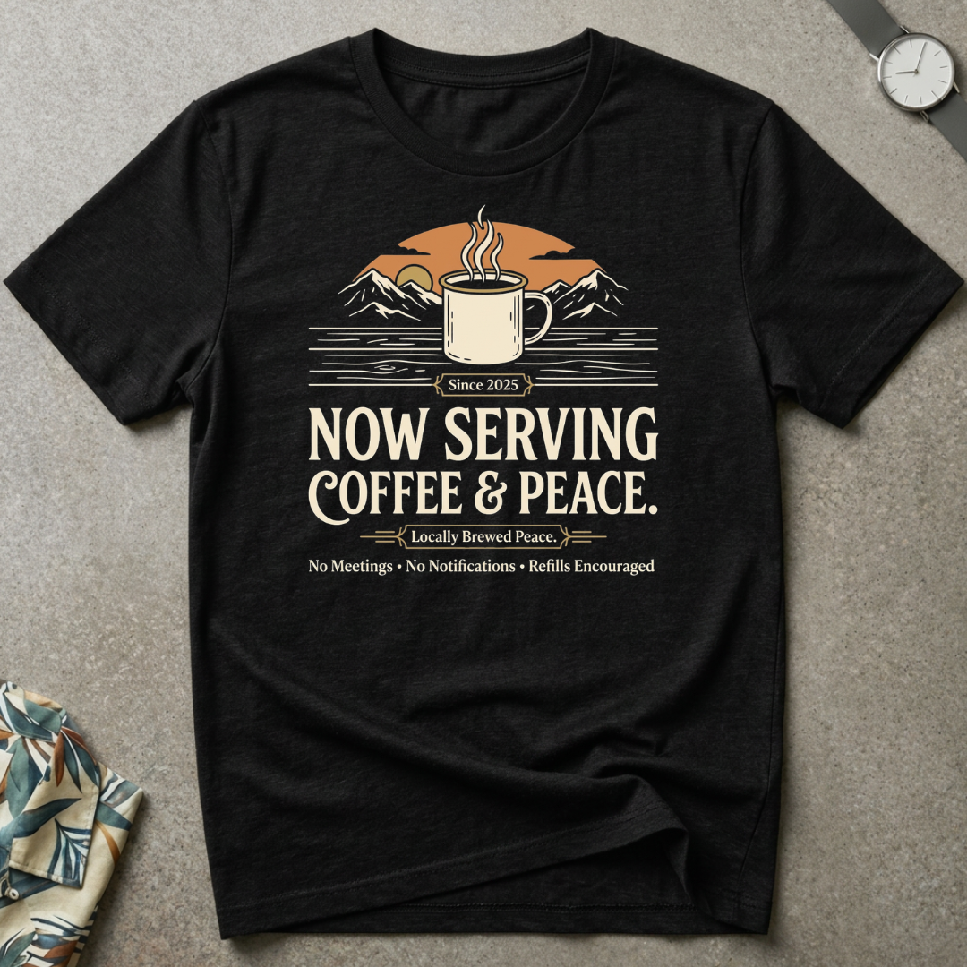 Coffee And Peace Tee