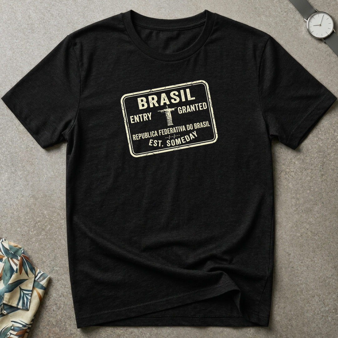 Brazil Stamp Tee