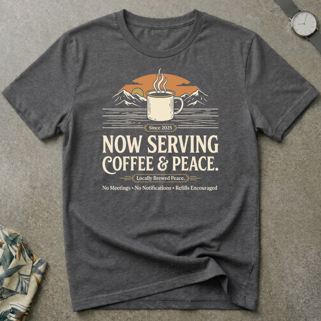 Coffee And Peace Tee