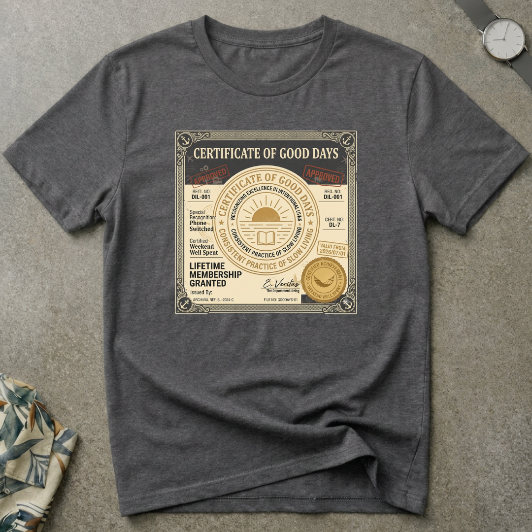 Good Days Certificate Tee