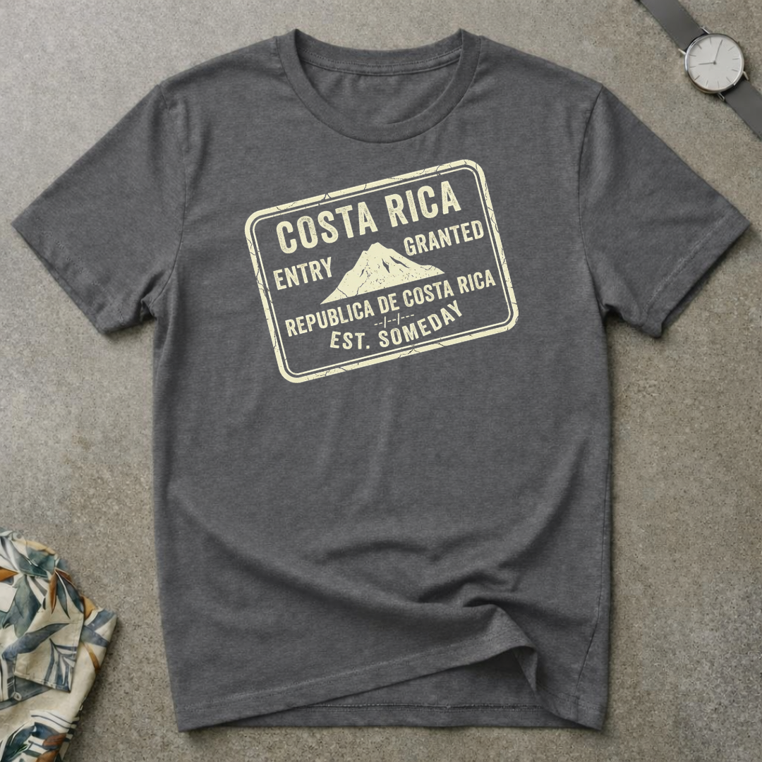Costa Rica Stamp Tee