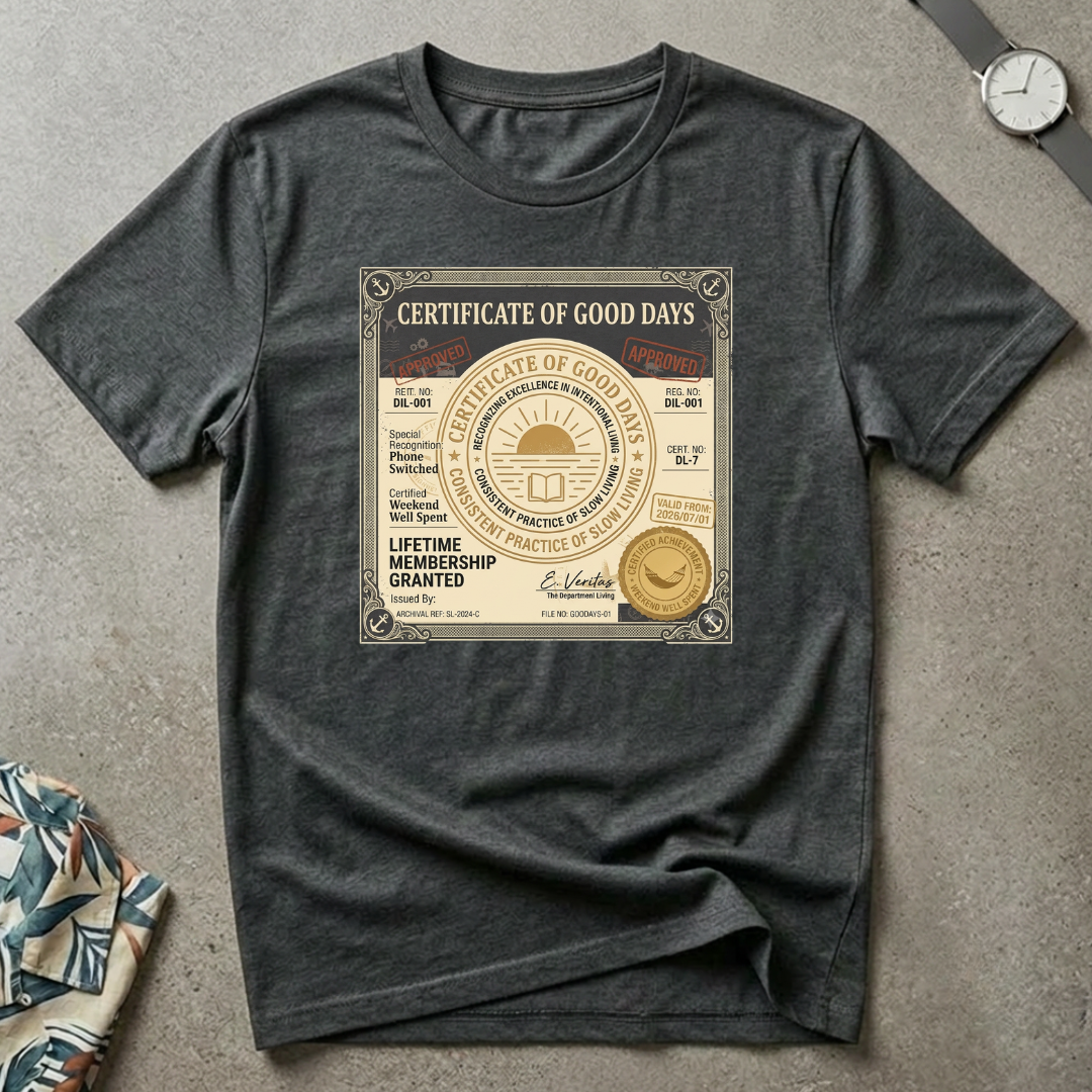 Good Days Certificate Tee