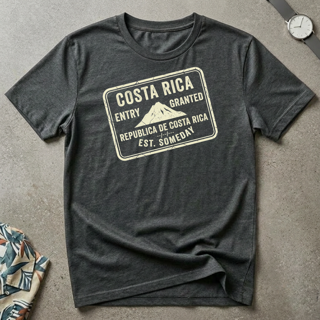 Costa Rica Stamp Tee