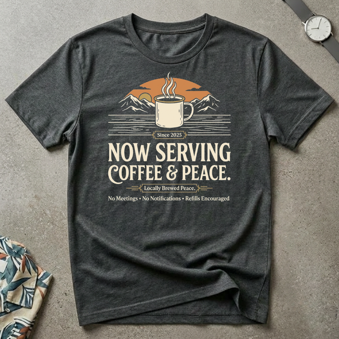 Coffee And Peace Tee