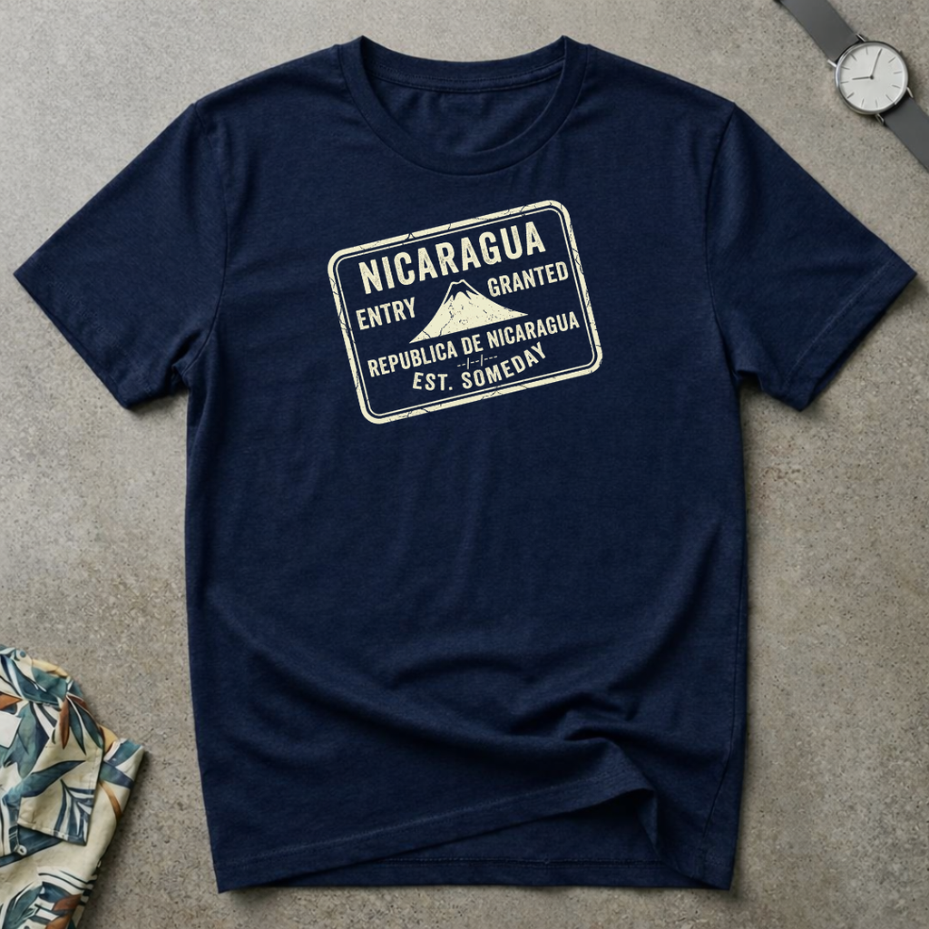 Nicaragua stamp tee