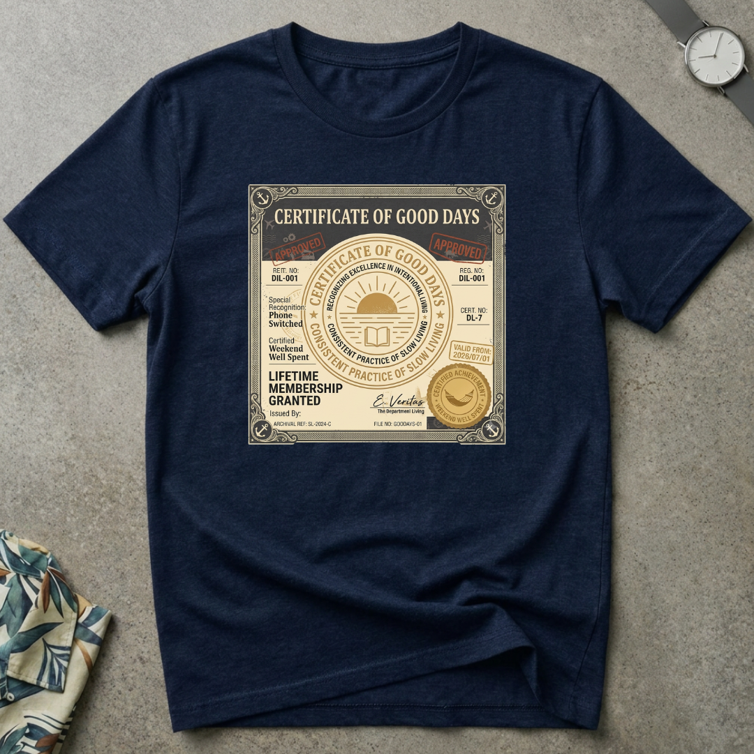Good Days Certificate Tee