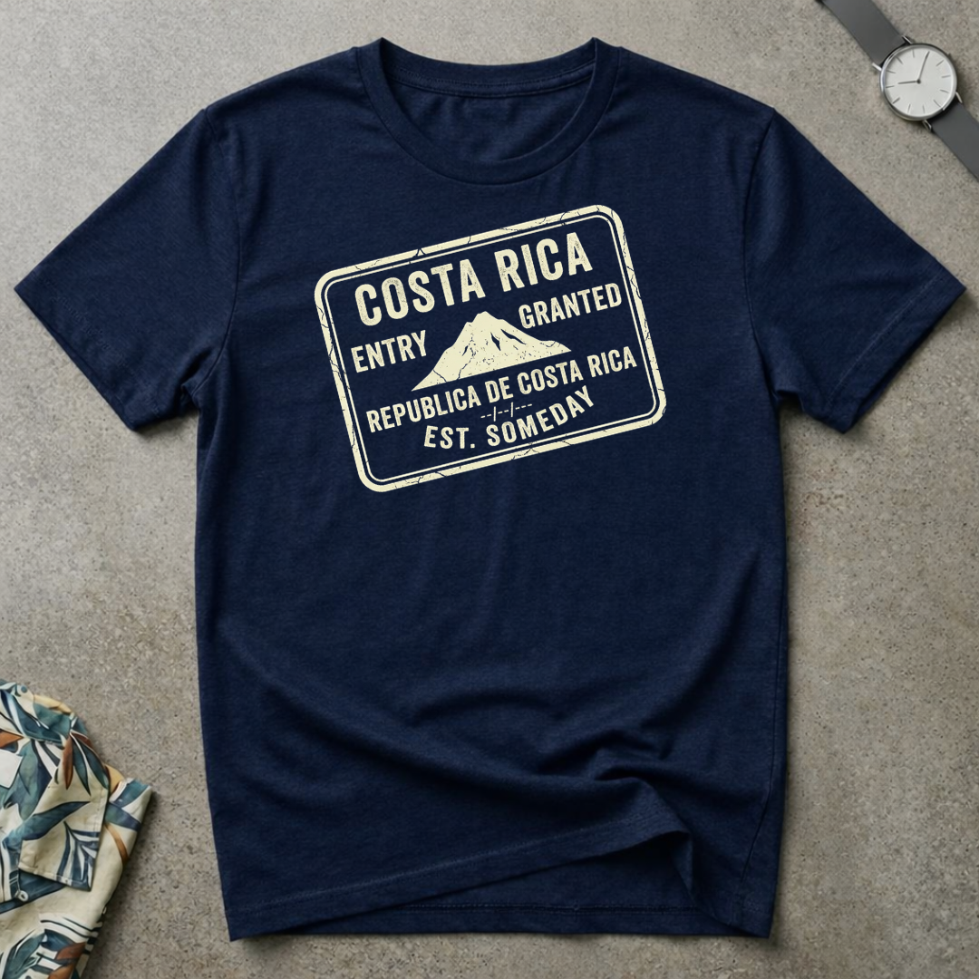 Costa Rica Stamp Tee