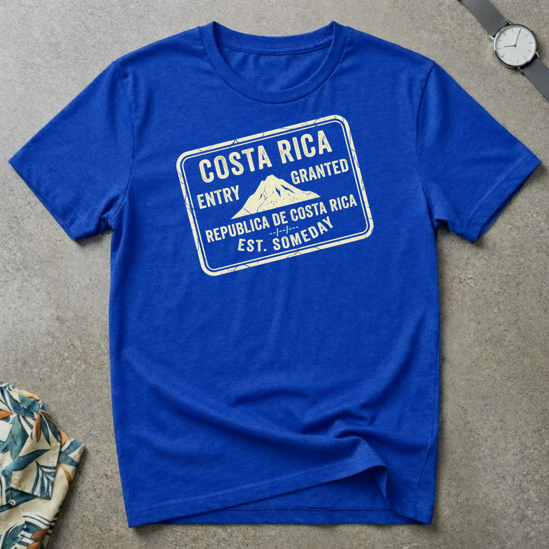 Costa Rica Stamp Tee