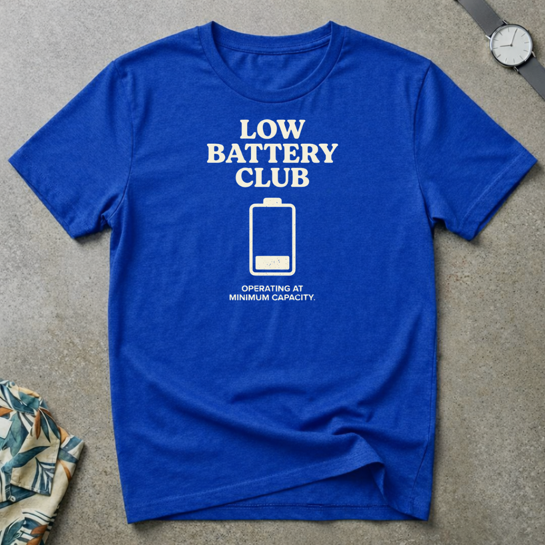 Low Battery Club Tee