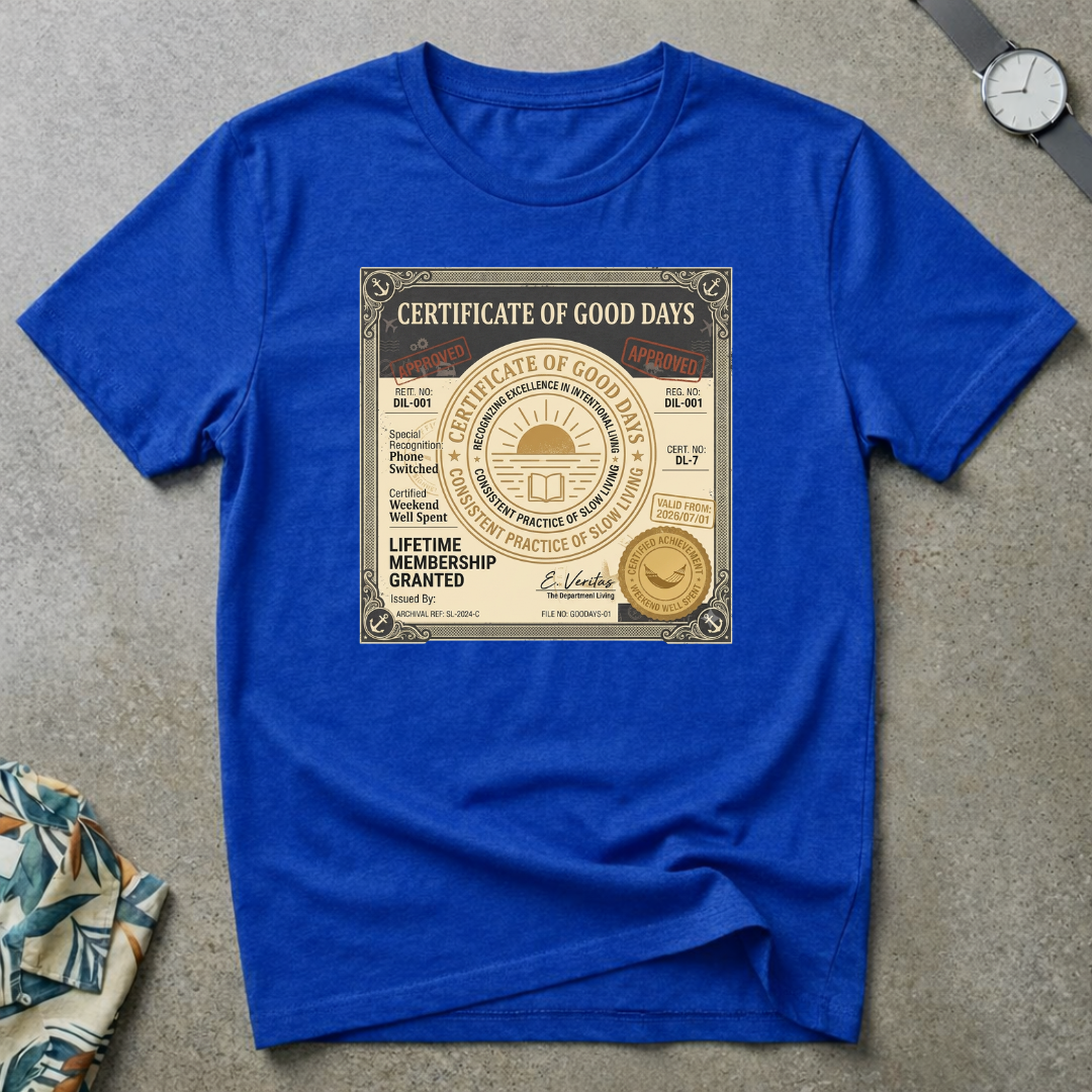 Good Days Certificate Tee